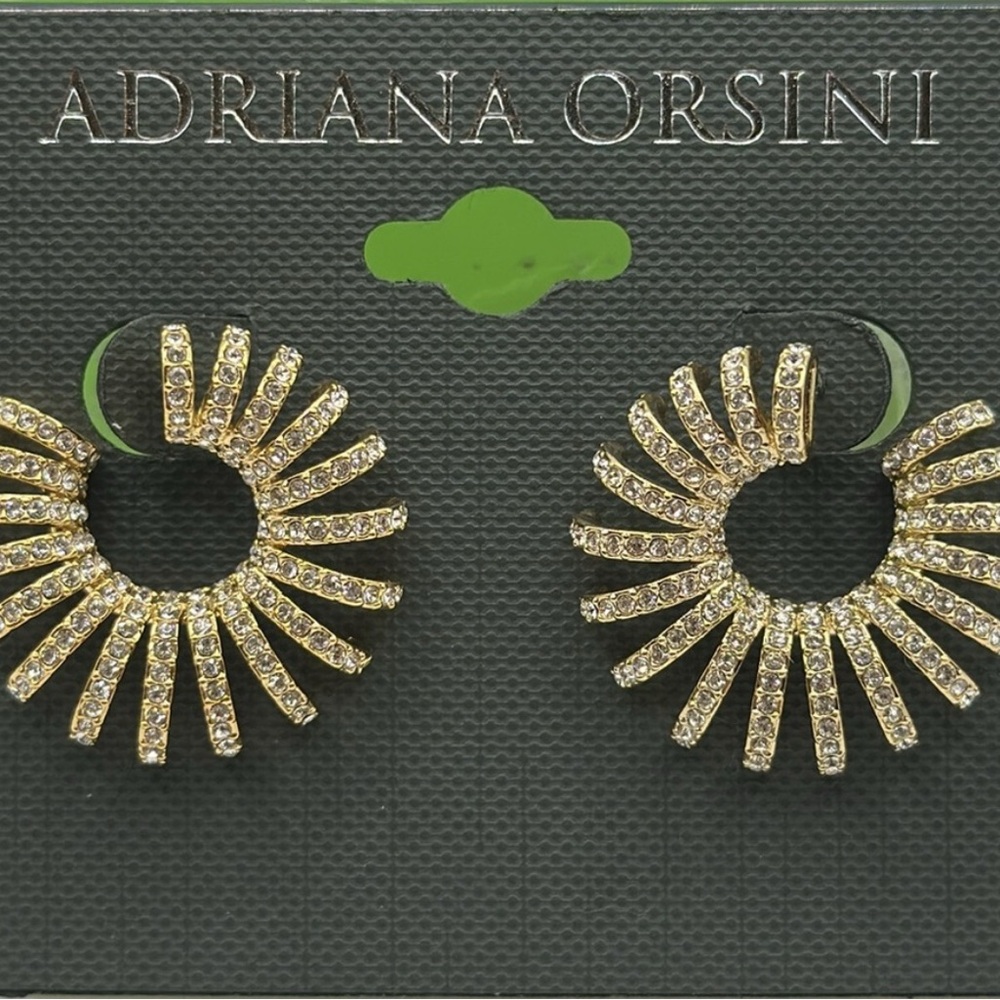 Saks Fifth Avenue Gold Radiant Burst Earrings